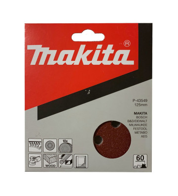 LIXA DE 125MM GRÃO 60 P-43549