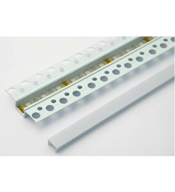 PERFIL LED PVC P/GESSO...