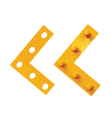 ESQUADRO COM FUROS PARA...