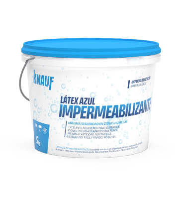 Impermeab - LATEX AZUL...