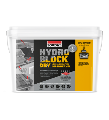 HYDRO BLOCK DRY CINZA 20KG...