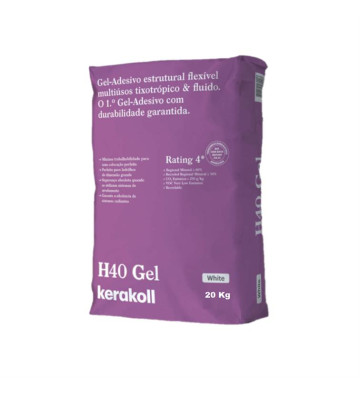 CIMENTO COLA H40 GEL BRANCO...