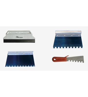 ESPÁTULA INOX DENTADA 28X12...