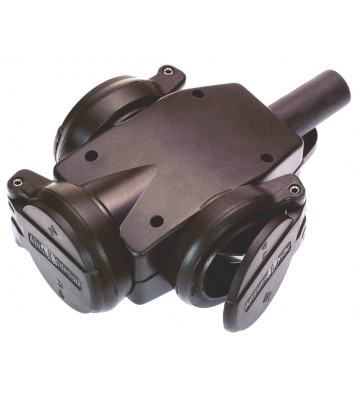 FICHA TRIPLA BORRACHA EM T